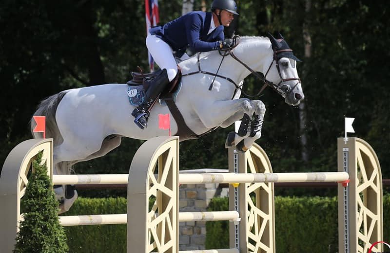 François Mathy Jr et CASANOVA DE L’HERSE ont remporté l’épreuve 1.40m au CSI2* de Valkenswaard aux Pays-Bas (DR)