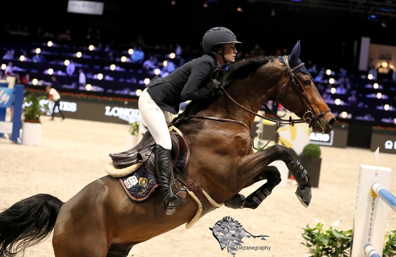 Photo : DON JUAN VAN DE DONKOEVE (Bamako de Muze x Heartbreaker) et Jessica Springsteen en décembre 2019 (Alezanegraphy)