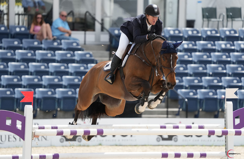 MCLain Ward et AZUR GARDEN’S HORSES E.O. (Thunder van de Zuuthoeve x Sir Lui) vainqueurs à Wellington (Sportfot)
