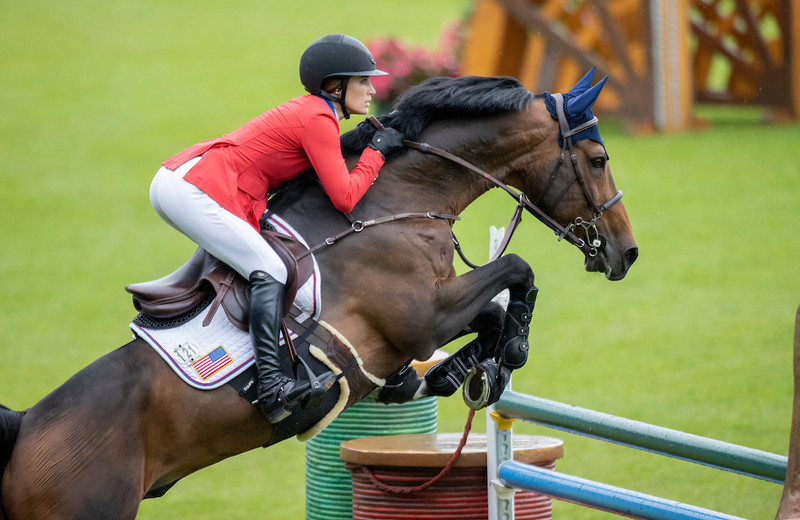 Jessica Springsteen et DON JUAN VAN DE DONKHOEVE en septembre 2021 au CSIO5* d’Aachen (photo : Dirk Caremans)