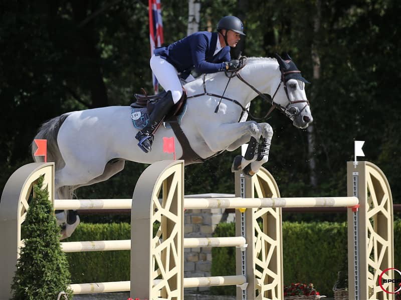 François Mathy Jr et CASANOVA DE L’HERSE ont remporté l’épreuve 1.40m au CSI2* de Valkenswaard aux Pays-Bas (DR)