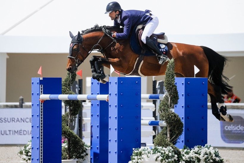 DOLCE DECEUNINCK E.O. et Olivier Perreau se sont imposés sur 1.50m (Hubside Jumping)