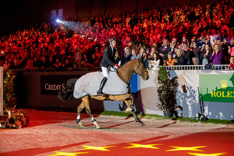 Sanctos avec Scott Brash (© Dirk Caremans)