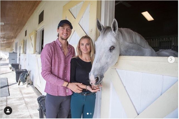 Martin Fuchs et Paris Sellon (Instagram)